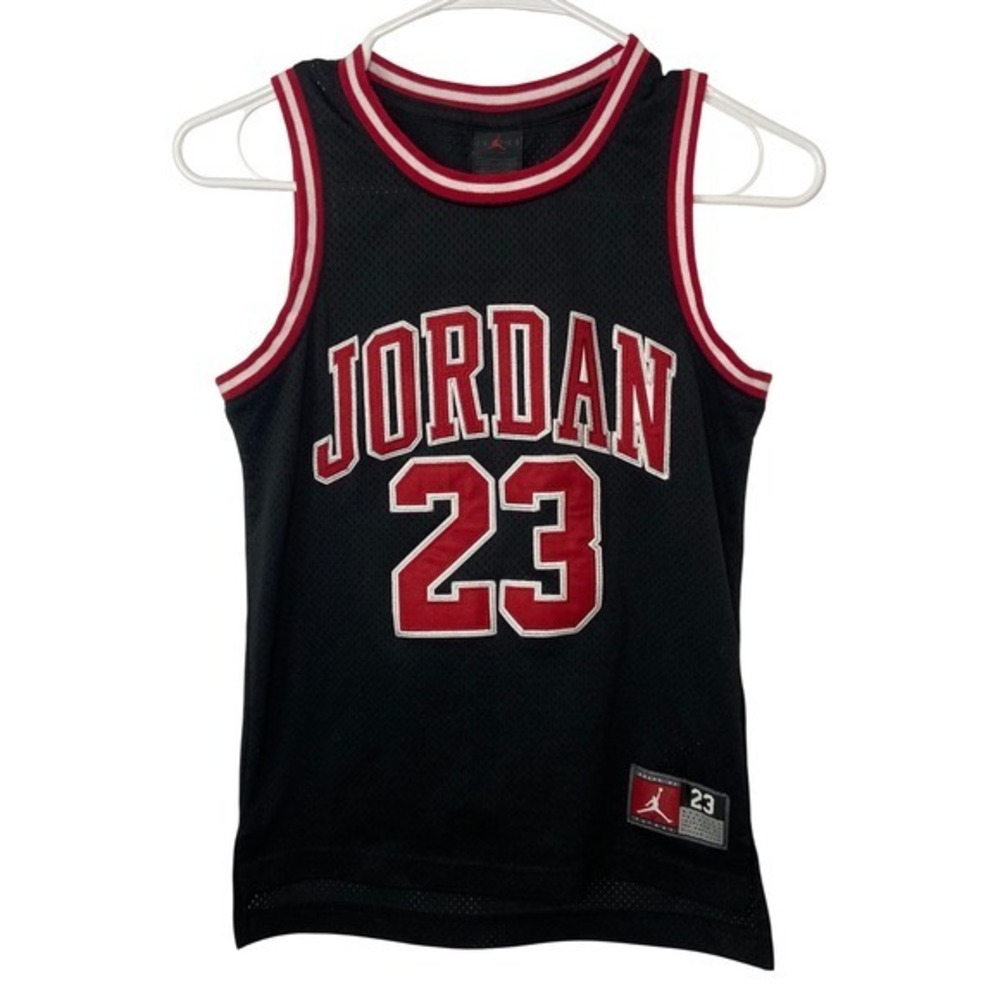 Nike Jordan Michael Jordan #23 Youth 8–10 Black Swingman Basketball Jersey
